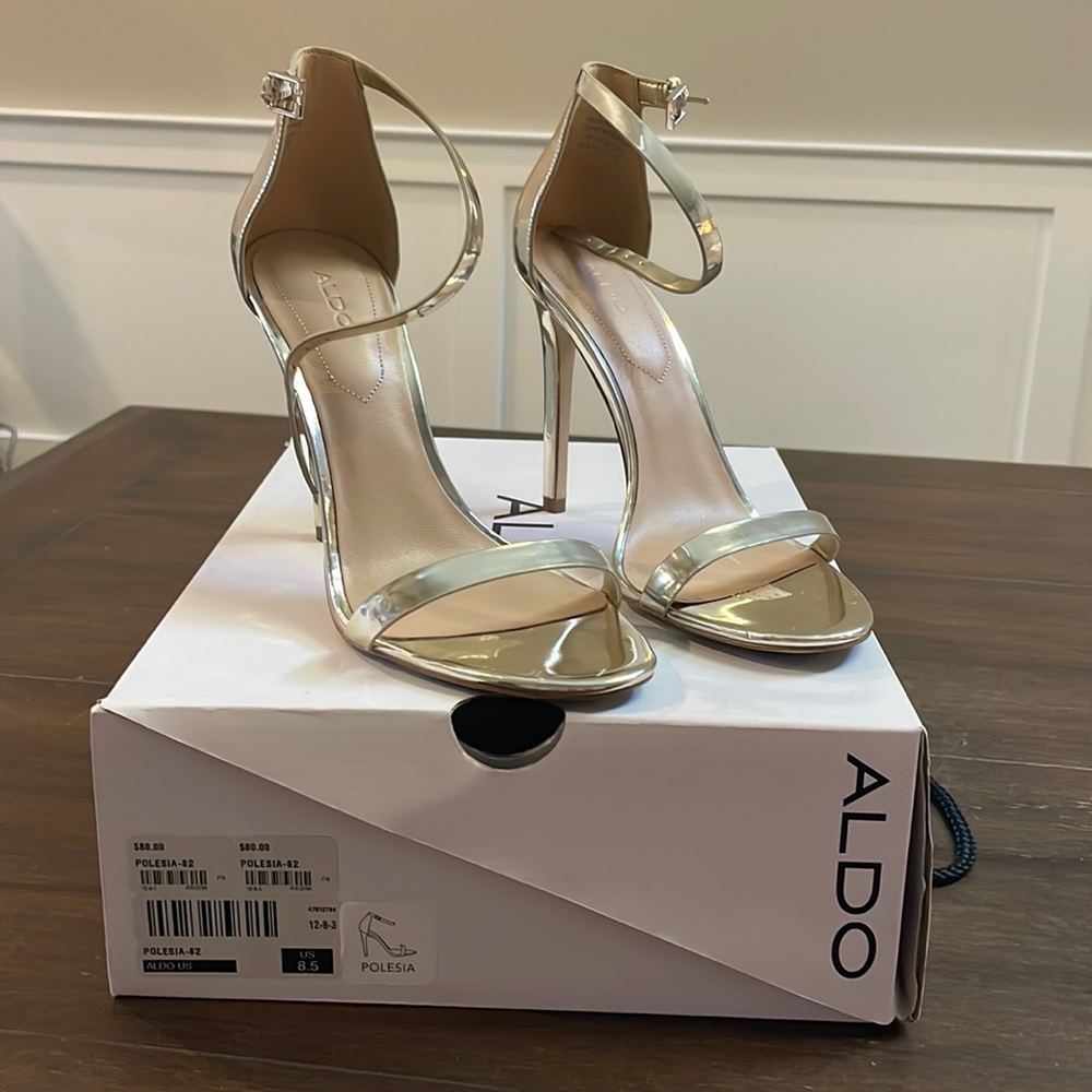 Aldo Gold Sandals